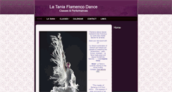Desktop Screenshot of lataniaflamenco.com